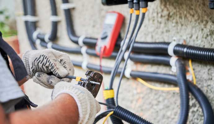 Professional electrical installation