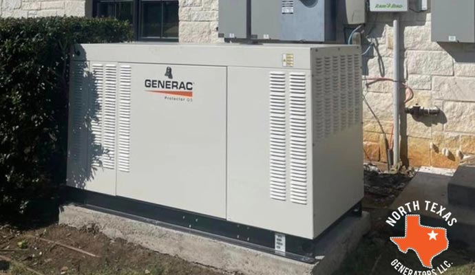 Installed generac generator.